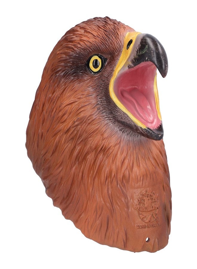EMUKOEP Bald Eagle Hand Puppet Realistic Open Movable Mouth Interactive Bird Head Hand Puppet - Image 5